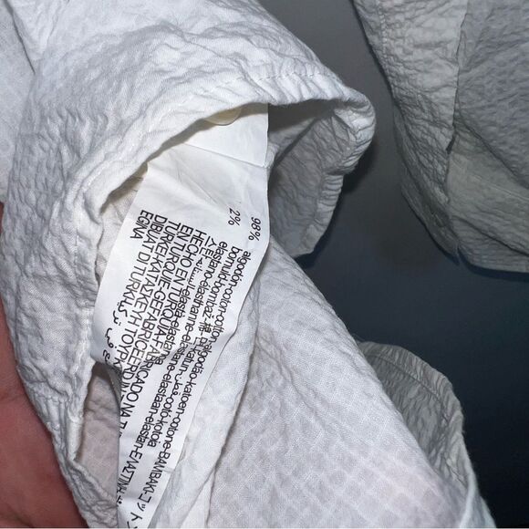 Zara Men's White Button Up Shirt 0625 - Picture 6 of 9